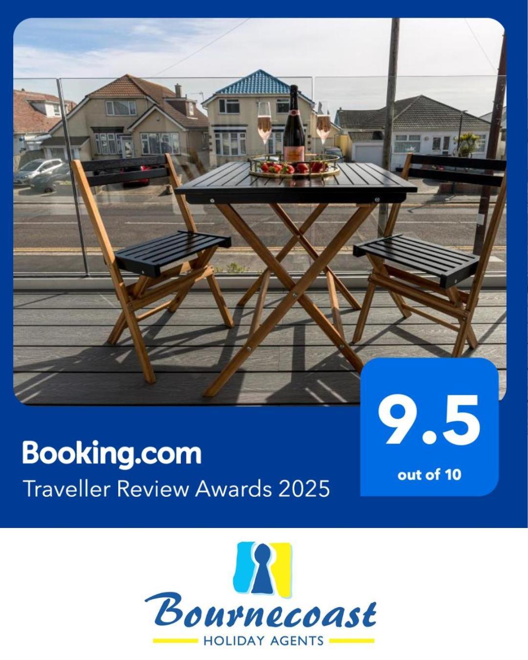 Bournecoast - Stylish Flat With Balcony - Sea Glimpses - 10 Min Walk To Beach - Parking - Wifi - Fm8405 Bournemouth Bagian luar foto